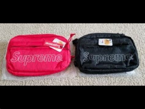 supreme shoulder bag fw18 real vs fake|real supreme washing tag.